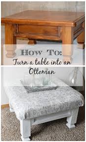 Now, you'll have 4 unfinished corners. Diy Coffee Table Turned Ottoman Timeless Creations
