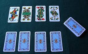 The game also is called maverick, (between the) sheets, yablon, and red dog, and is closely related to high card pool. Officers Schafkopf Wikiwand
