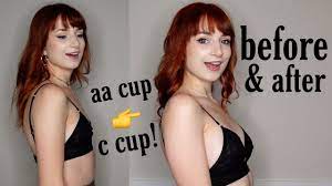 Before & After Boob Job Try On! + one month update - YouTube
