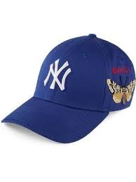 Baseball Cap With Ny Yankees Patch Gucci Hat Women Accessories Hats Baseball Cap