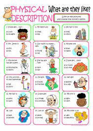 Describing People Greyscale Key Worksheet Free Esl Printable Worksheets Made By Teachers Teaching English English Lessons English Classroom