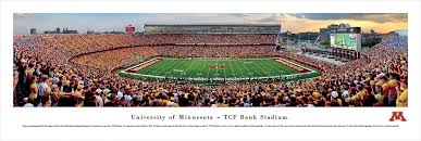 minnesota golden gophers football panoramic photo 13 5 x 40