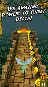 Fruitless because the game will end and your player will die one way or another. Download Temple Run For Android 4 1