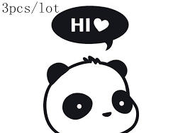 31 Gambar Foto Kartun Panda Lucu Us 1 04 26 Off Wall Sticker Diy Poster Panda Stickers Wall Stickers Funny Wall Stickers For Kids Rooms Ho Kartun Lucu Gambar