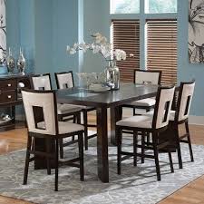 Set Of 2 Broward Counter Height Dining Chairs Wood White Brown Steve Silver Company Counter Height Dining Table Dining Room Furniture Dining Table In Kitchen