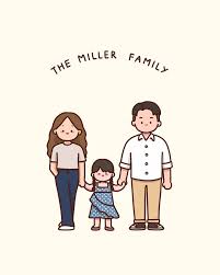 Pin By Nita Baumbach On Just Because In 2020 Family Drawing Custom Family Portrait Custom Family Illustration