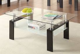 Very sturdy and strong glass well looked after as top has covers on them so little to no scratches great for living room oval glass coffee with two steps frosted glass shelf underneath and polished silver colour legs. Tempered Glass Coffee Table By Coaster Furniture Furniturepick