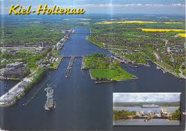 The canal connects the north sea from the river elbe to the baltic sea at kiel. 887 Kiel Canal Postcard From Germany Lovely Letters Postcards For Maryam
