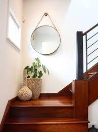 If you have been blessed with a wooden staircase and looking for a cheap way to decorate them, a lick of paint would be our first point of call. 10 Staircase Landings Featuring Creative Use Of Space Stair Decor Home Staircase Decor