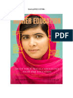 Malala Yousafzai: A Young Girl Who Is Making Pakistan Proud