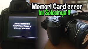 Maybe you would like to learn more about one of these? Cara Mengatasi Sd Card Error Cannot Be Accessed Di Canon Eos 200d Card Cannot Be Accessed Reinsert Youtube