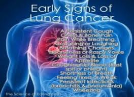Persistent cough that won't quit. 8 Early Warning Signs Of Lung Cancer You Should Not Ignore