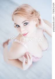Young attractive, blonde in sexy lingerie... - Stock Photo [78061484] -  PIXTA