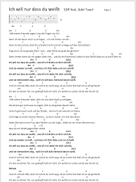 Jun 13, 2021 · nein, ich glaube nicht f#m e a doch was bringt der schmerz, wenn er dich und mich zerstört chorus 1 a lieben und leben c#m den anderen und mir auch mal verg?ben f#m verletz?n kann nur, wer wirklich liebt d es gewinnt nur, wer liebe lebt a lieben und leben c#m das glück verlangt auch hier und da mal tränen f#m gefühle sind da, um zu. Ich Will Nur Das Du Weisst Songtext Und Akkorde Gitarrenlieder Gitarren Songs Gitarre Lieder