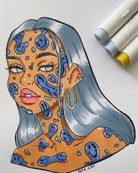 Chloe On Instagram Click The Link In My Bio For Tutorials Patreon Products I Use Are In My Highli Cartoon Art Styles Drawings Hippie Art