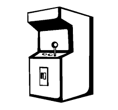 Printable arcade video games coloring page from freshcoloring. Arcade Machine Coloring Page Coloringcrew Com