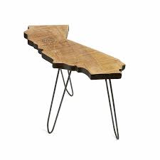 Sign up to receive our monthly email newsletter. Wood Minnesota Shaped Side Table Coffee End Tables Living Room Furniture