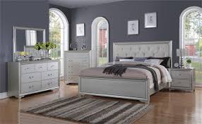 Mcferran B508 4 Piece Bedroom Set Las Vegas Furniture Online Lasvegasfurnitureonline Lasvegasfurni Silver Bedroom Furniture Bedroom Sets Queen Bedroom Sets