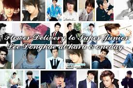 Maybe you would like to learn more about one of these? Flower Delivery To Super Junior Lee Donghae At Haru Oneday Flower Chocolate Snacks And Gift Delivery In Seoul And South Korea Korea S Most Trusted Online Flower And Gift Store