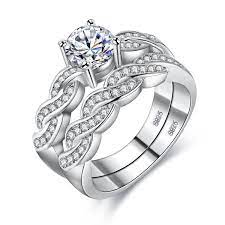 Gold Infinity Couple Wedding Ring Couple Wedding Rings Wedding Rings Sets Gold Diamond Wedding Rings Sets