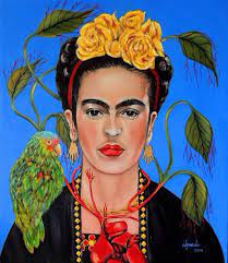frida el pulso de mis raices oleo sobre tela 2014 frida art frida kahlo pinturas frida kahlo caricatura