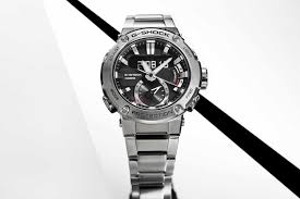45.4mm carbon fiber and resin case. Stronger From The Core Casio G Steel Carbon Core Guard Gst Revolution