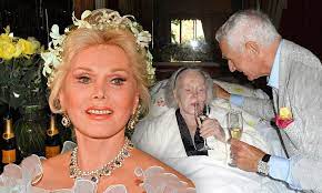 Actress zsa zsa gabor and husband prince frederic von anhalt are photographed at home for vanity fair magazine on may 5, 2007 in bel air, california. Zsa Zsa Gabor S Daughter Rages At Frederic Prinz Von Anhalt For Releasing Staged Picture Of Her Gravely Ill Mother Daily Mail Online