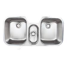 A large single basin accommodates large pots and pans, while the sloped bottom helps with draining and cleanup. Stainless Steel 3 Bowl Undermount Sink Wholesale Sinks