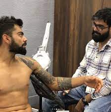 India captain and batting mainstay virat kohli isnt just known for his flamboyance but also for his love for tattoos. Virat Kohli Explains All Of His Nine Tattoos In The Show Mega Icon