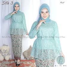 Model busana muslim atasan yang modis nibinebu com. Jual Model Baju Atasan Brokat Terbaru Lazada Co Id