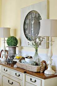 This diy dining room buffet looks so admirable with its distressed finish which fits well for your shabby chic taste. Spring Buffet Table Decor At The Picket Fence Dining Room Buffet Table Decor Buffet Table Decor Dining Room Buffet Table