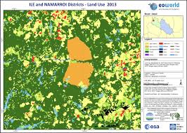 A lidar (light detection and ranging) image created with data. Land Cover Mapping Remote Sensing Applications Consultants Space For Development