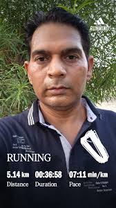 Today's 5k morning run.