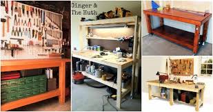 Be using a saw when building your own workbench. 40 Workbench Plans That Are Cheap And Easy To Build Diy Crafts