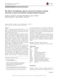 Eduardo segundo y sus comités de base,vecinos de santiago ahuizotla, santa lucía, se congregaron sobre la calle de morelos # 12 más de 150 personas entre. Pdf The Effects Of Traditional Superset And Tri Set Resistance Training Structures On Perceived Intensity And Physiological Responses
