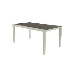 Keter Harmony Contemporary Cappuccino Resin Rectangular Outdoor Dining Table Dining Table Furniture Dining Table Outdoor Dining Set