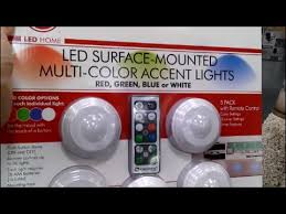Hoover Multi Color Led Accent Lights With Remote Control Youtube
