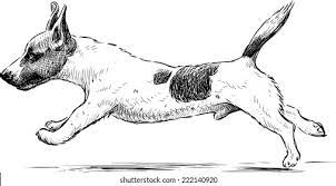 2,461 Dog Running Sketch Images, Stock Photos & Vectors | Shutterstock