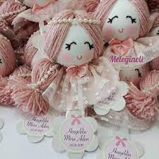 melegineli bebek sekeri bebek hediyelik magnet baby dolls paketli hediyeler bebek bebek sekerleri