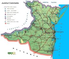 Judetul Constanta Harta Romaniei