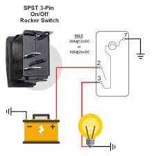 Mount the rocker switches to your wall with adhesive or screws. Spst Led Marine Rocker Switch Mgi Speedware