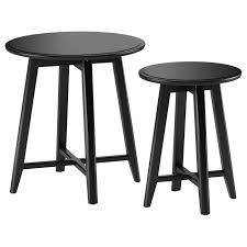 Discover them now and buy online. Kragsta Nesting Tables Set Of 2 Black Ikea Nesting Tables Ikea Large Coffee Tables