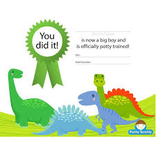 Free Dinosaur Potty Training Certificate Potty Training Certificates Potty Training Potty Training Chart