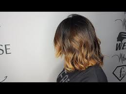 Kisa Sac Boyuna Kahve Rengi Isiltilar Ombre Balyaj Nasil Yapilir Youtube Balyaj Sac Kisa Sac