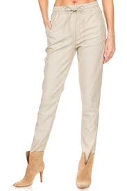 Faux leather joggers Colette