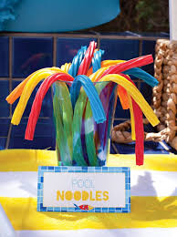 Creative Birthday Themes For Kids Creative Pool Party Or Playdate Ideas For Little Swimmers Hostess With The Mostess Pool Birthday Party Luau Birthday Party Summer Pool Party