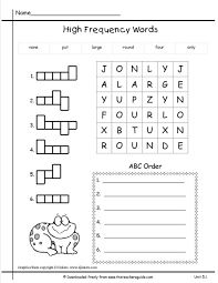 This would a great vocabulary practice! Free Printable Abc Order For Second Graders Worksheet Grade Math Division Problemstion Worksheets Free Printable Alphabet First Multiplication Worksheets For Grade 2 50 Problems Worksheet Alphabet For Kindergarten Grid Print Out