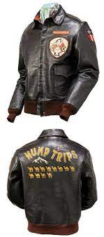 Wwii Cbi Jacket Of A Pilot That Flew The Hump Over The Himalayas I Love The Dark Leather Wit Aviator Leather Jacket Wwii Bomber Jacket Leather Flight Jacket