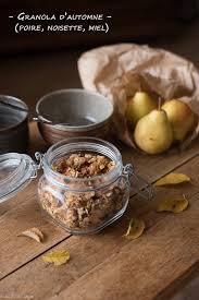Granola Noisette Poire Miel Granola D Automne Au Fil Du Thym Recette En 2020 Poire Granola Noisette