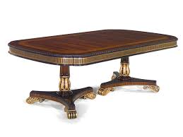 After 1820 and is considered the second, more robust phase of the neoclassical style, which earlier had been expressed in the adam s. American Empire Style Mahogany Dining Table